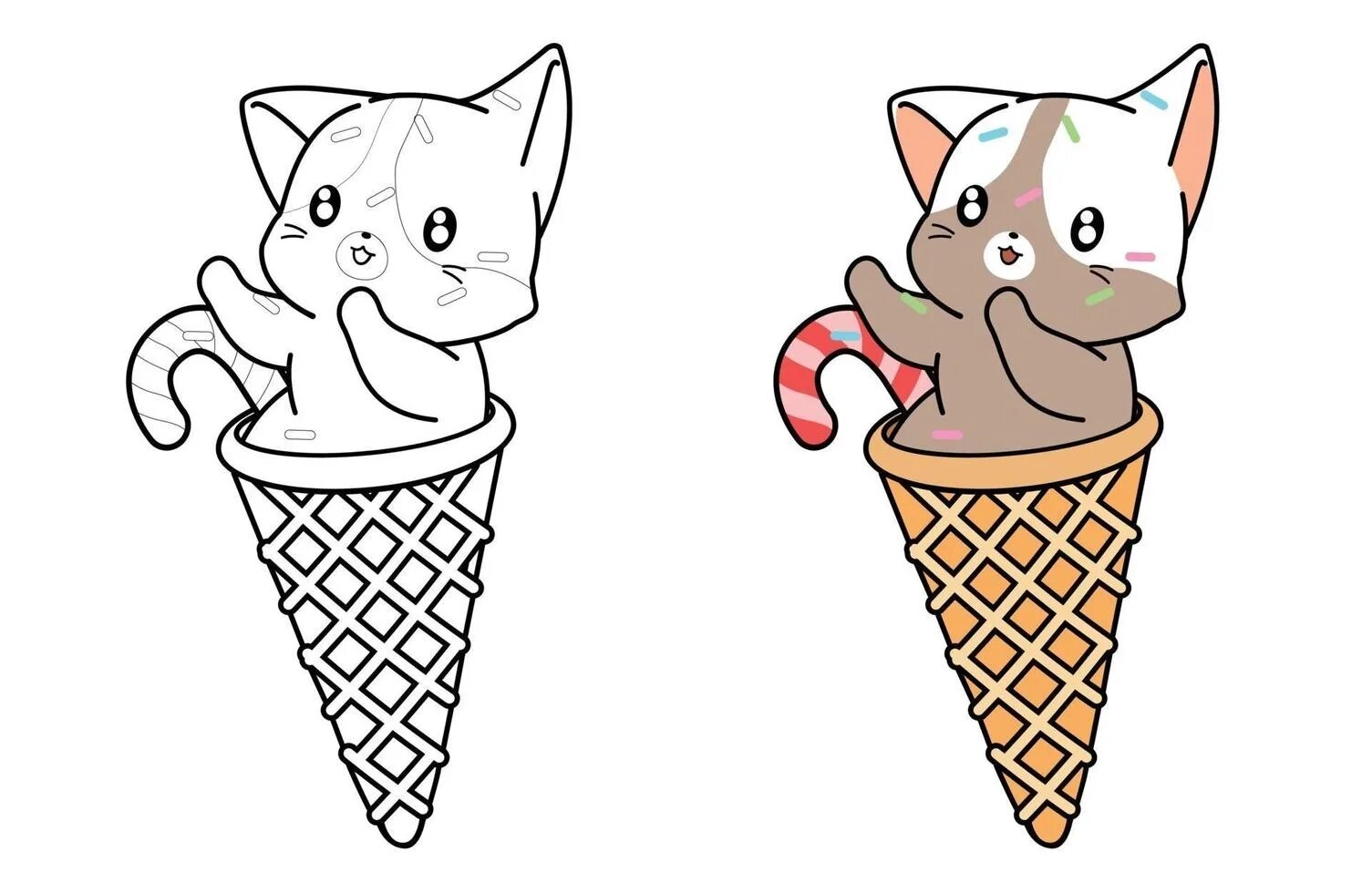 Кот мороженое #9