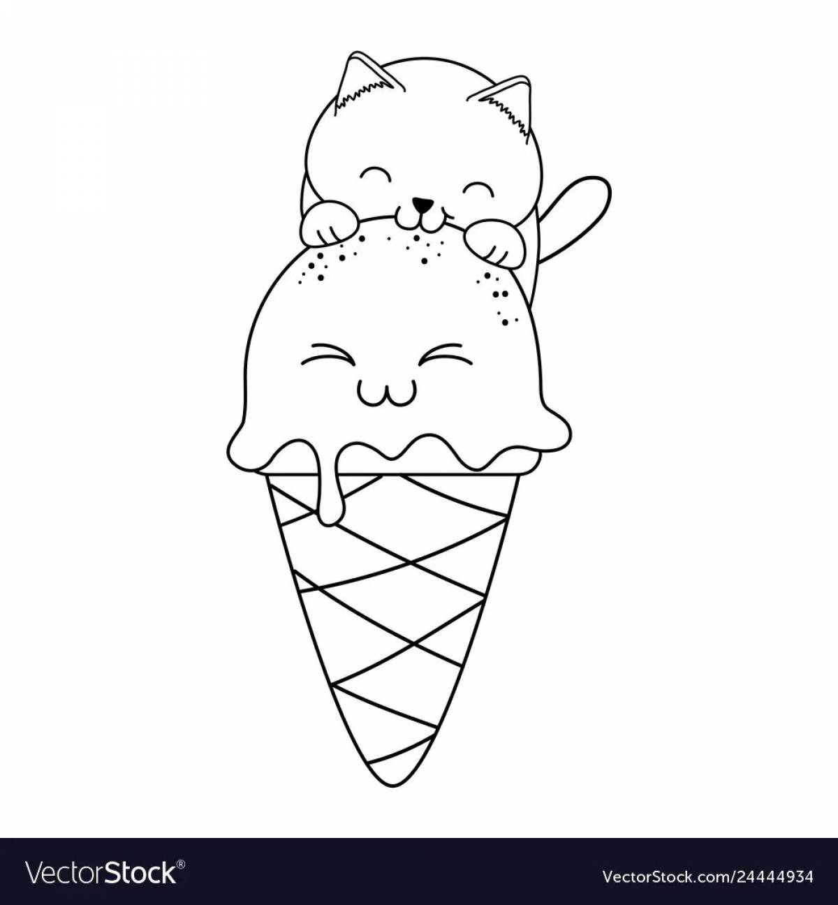 Кот мороженое #11