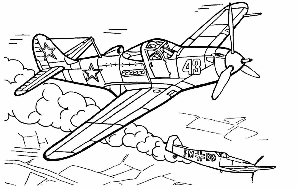 Charming yak coloring book