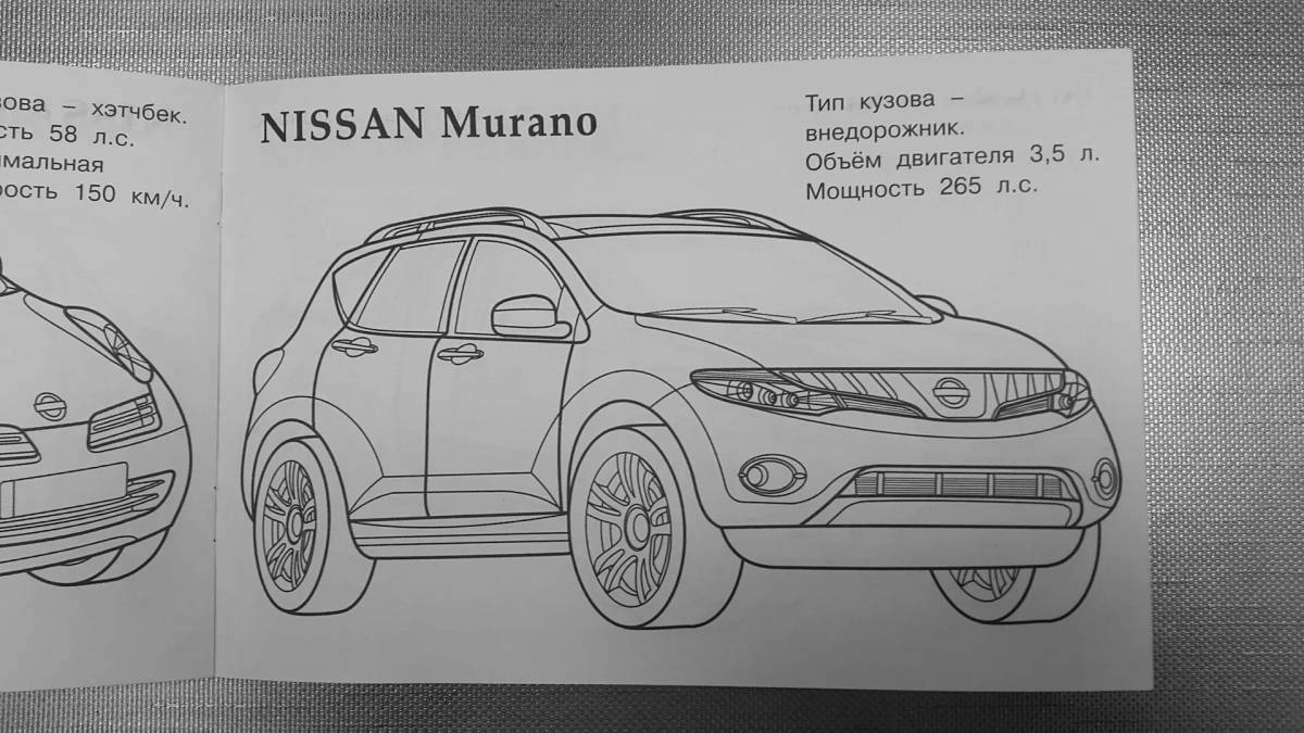 Nissan beetle fun coloring book