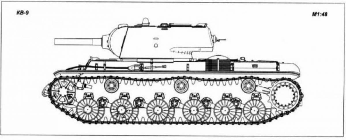 Fun coloring tank kv1