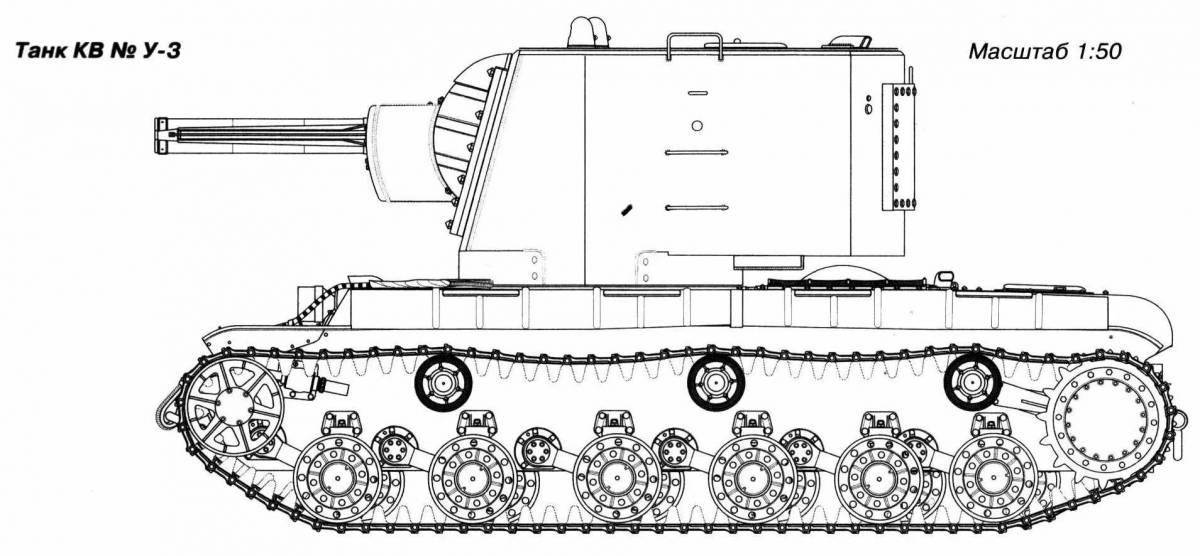 Coloring awesome kv1 tank