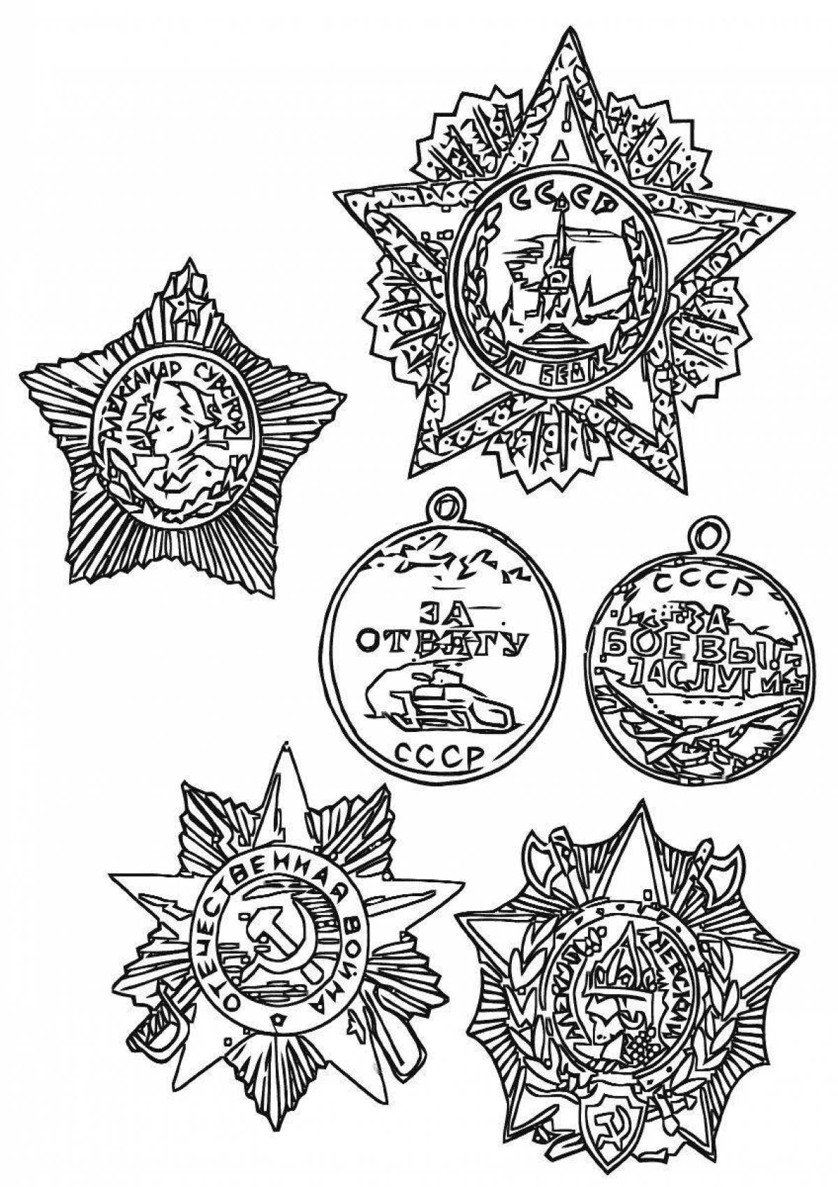 Coloring book brilliant order of victory