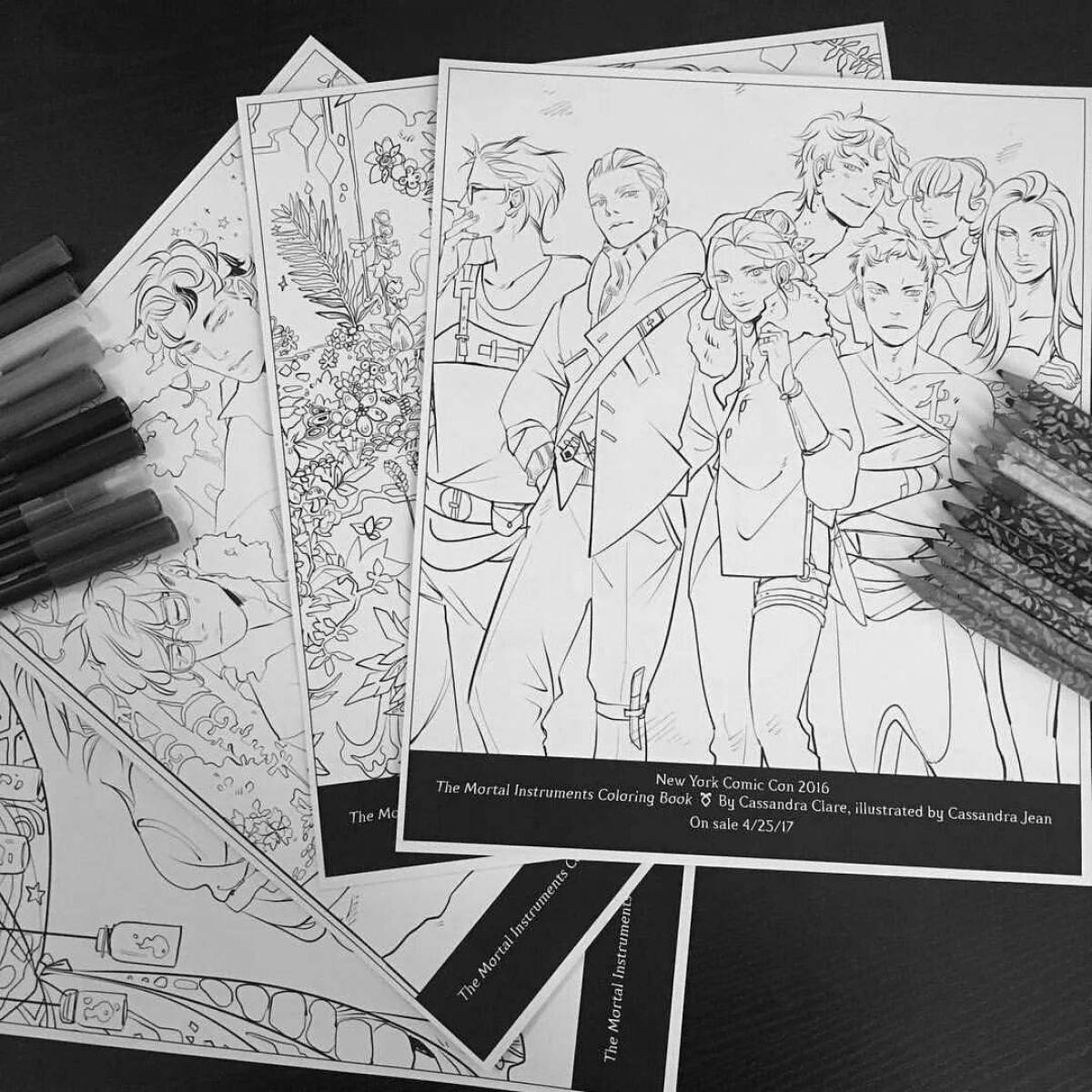 Photo Amazing Shadowhunter Coloring Pages