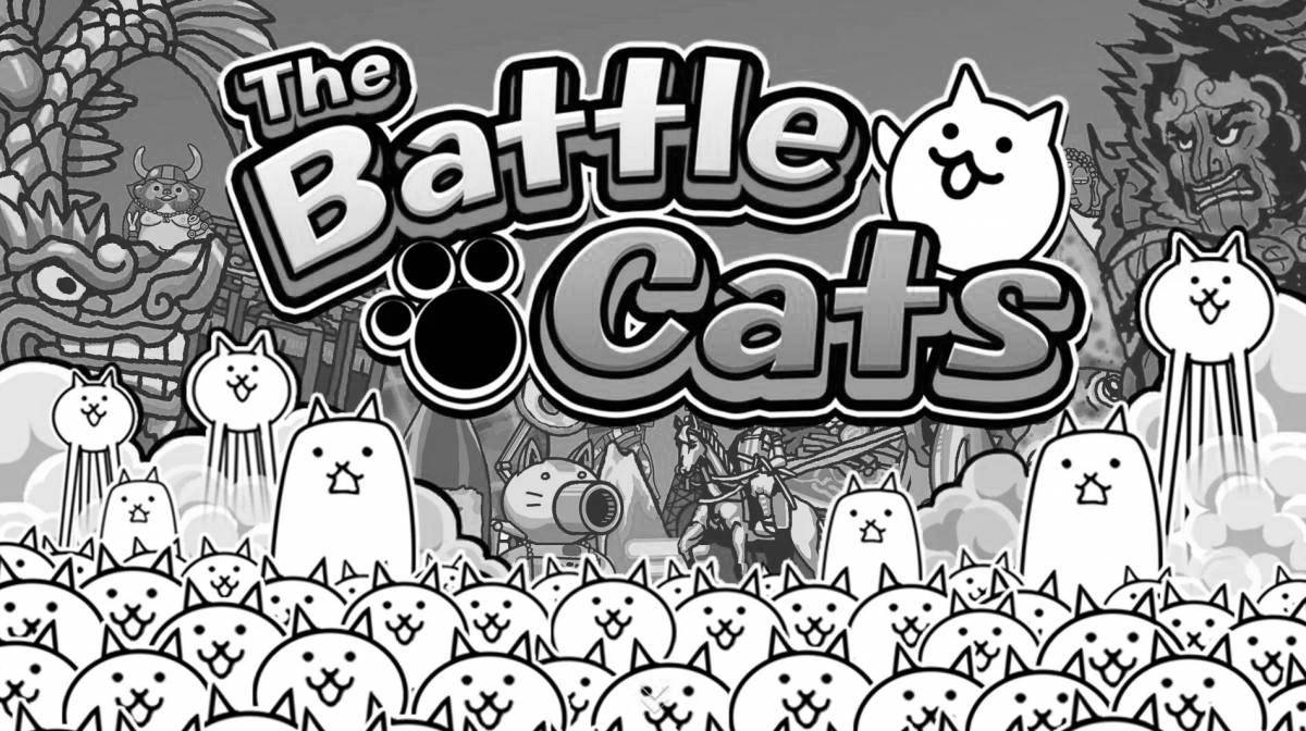 Battle cats coloring book
