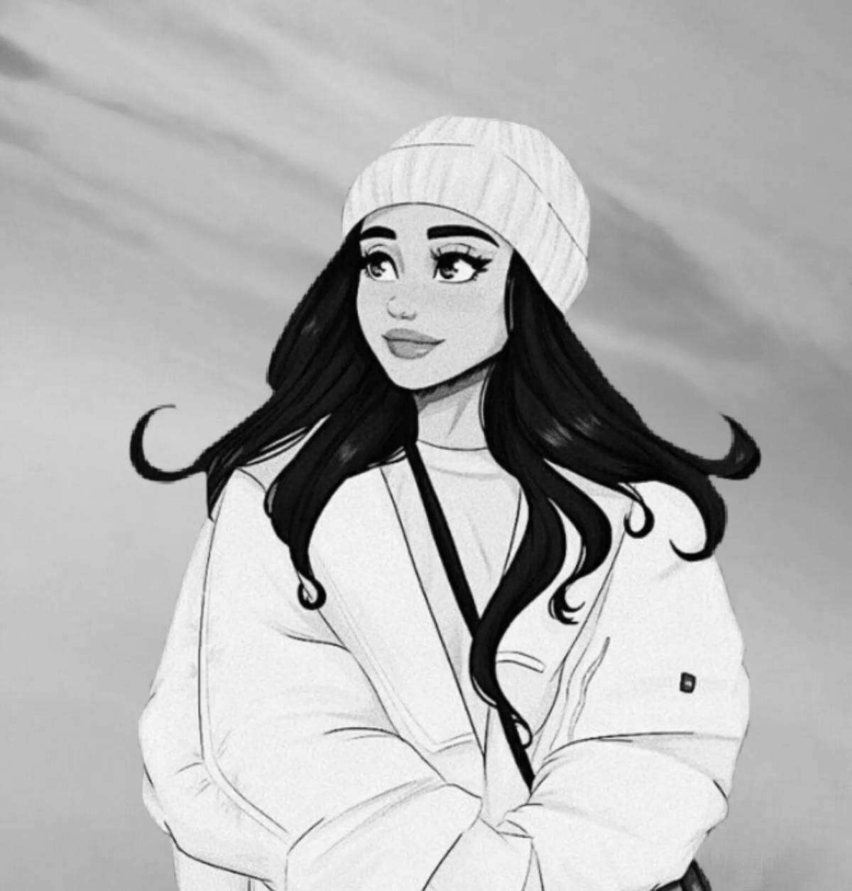 Photo Coloring playful anya ischuk