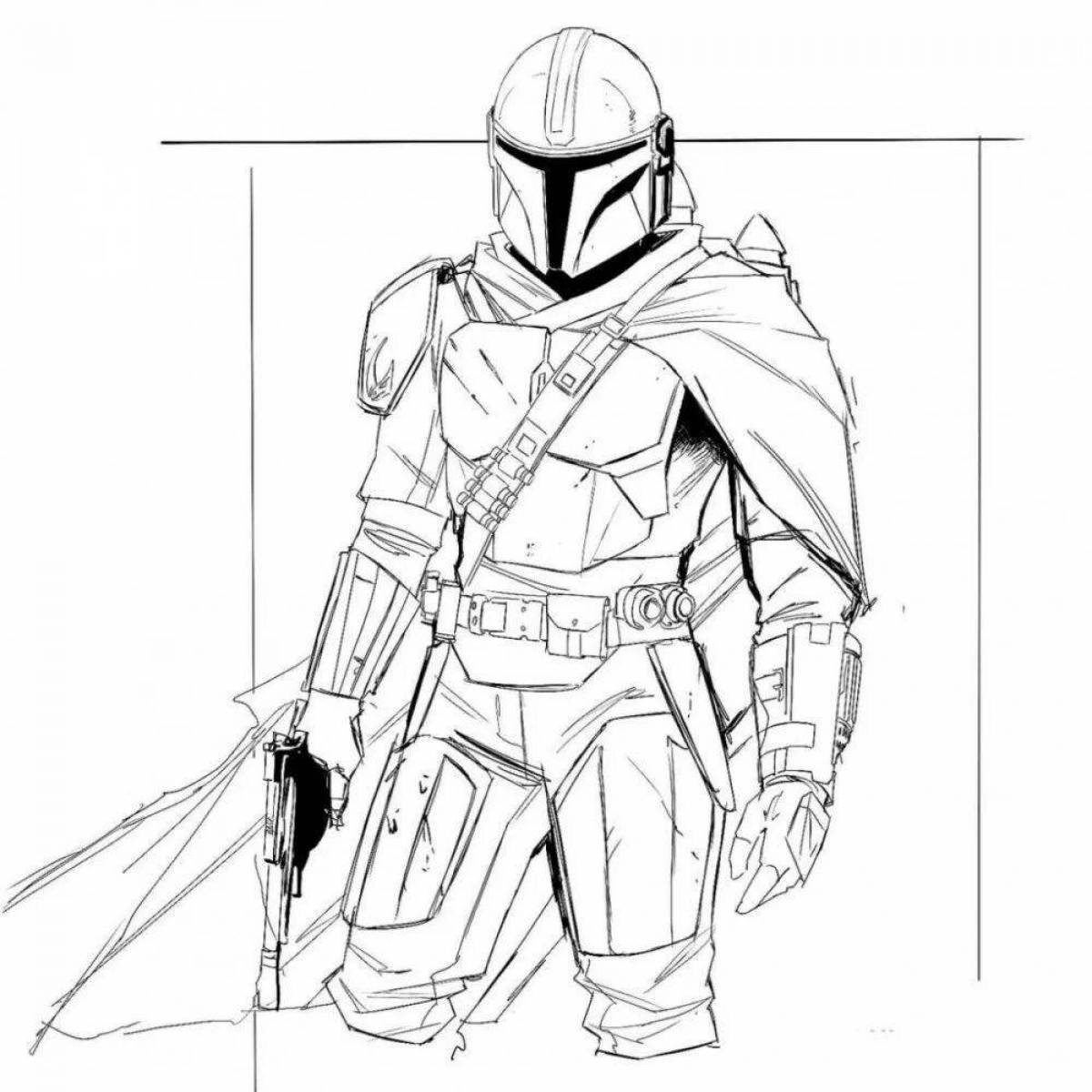 Boba fett dynamic coloring