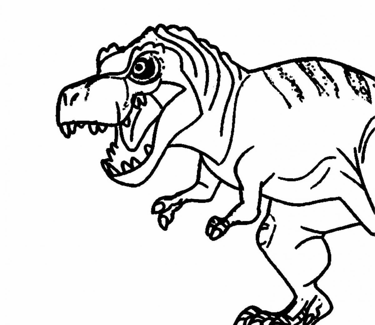 Impressive dinosaur coloring pages