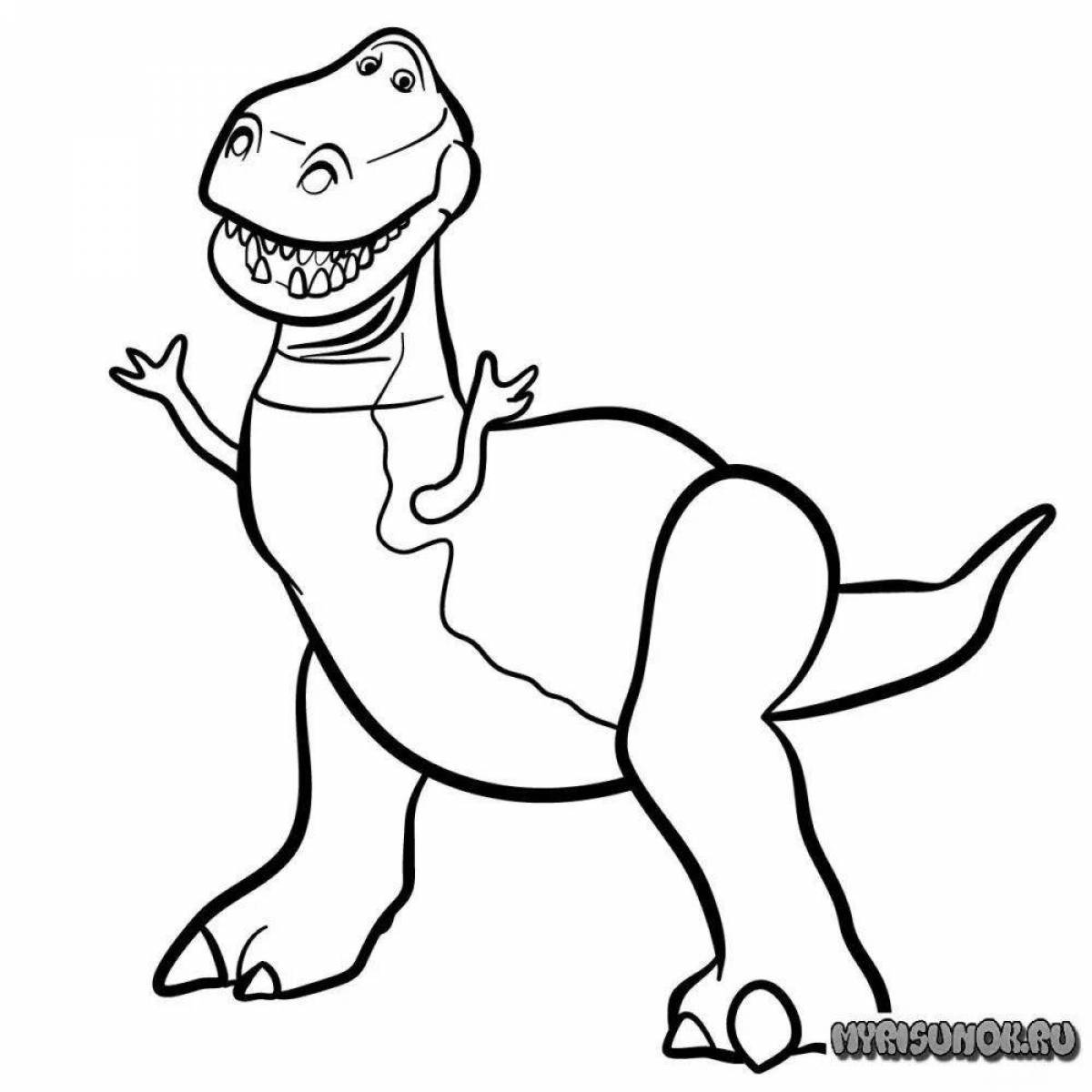 Dazzling dinosaur coloring pages