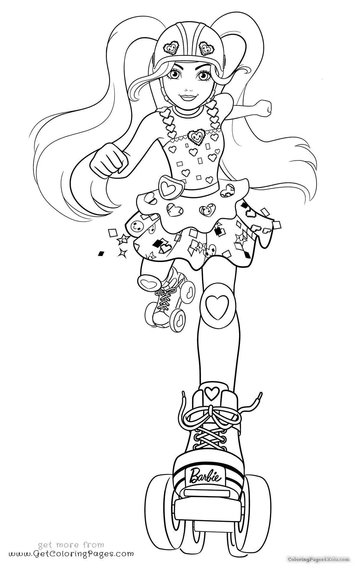 Chelsea adorable doll coloring page