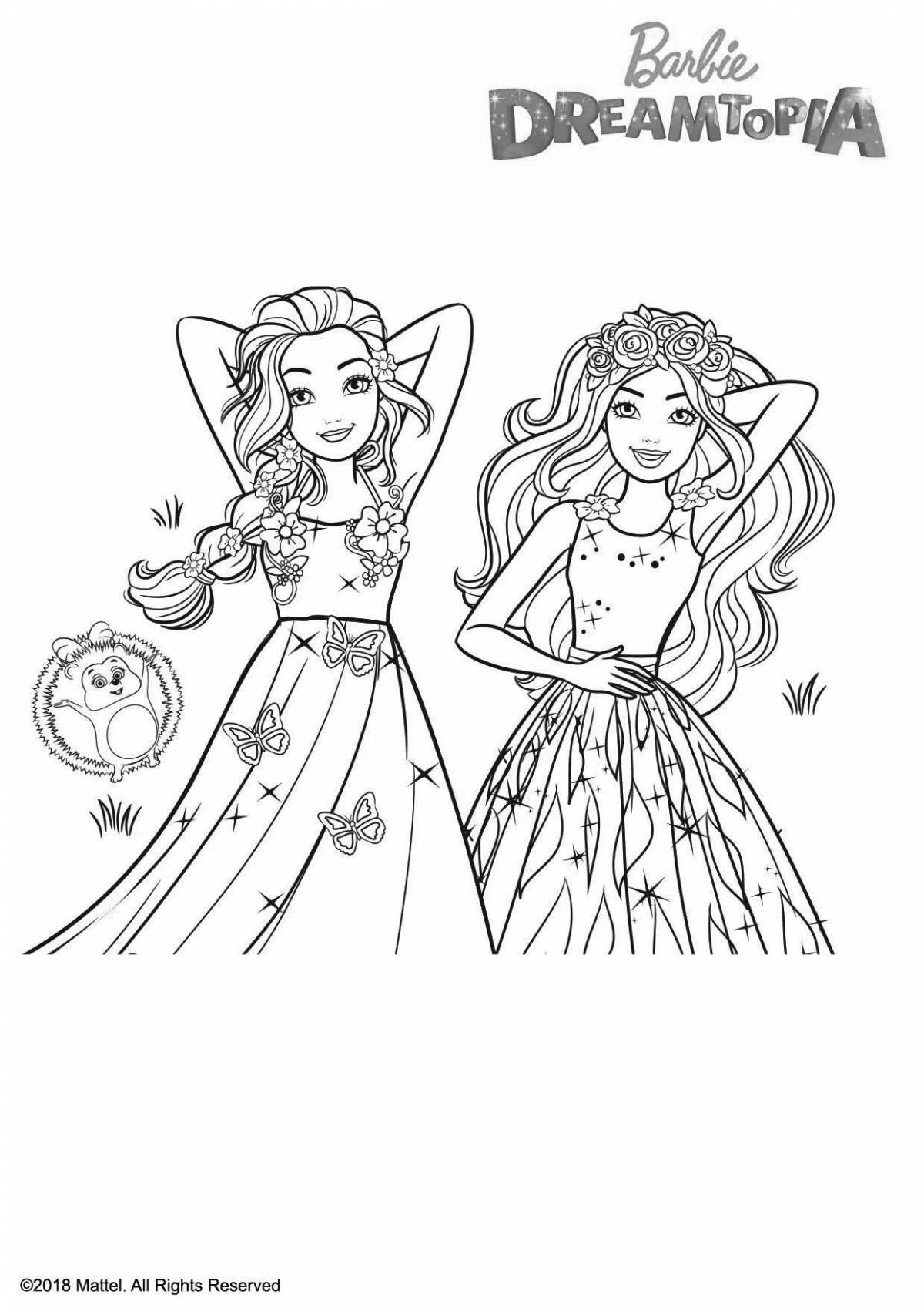 Fine Chelsea doll coloring page