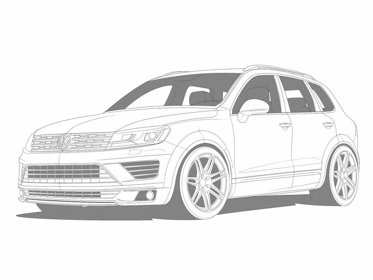 Volkswagen tiguan coloring book