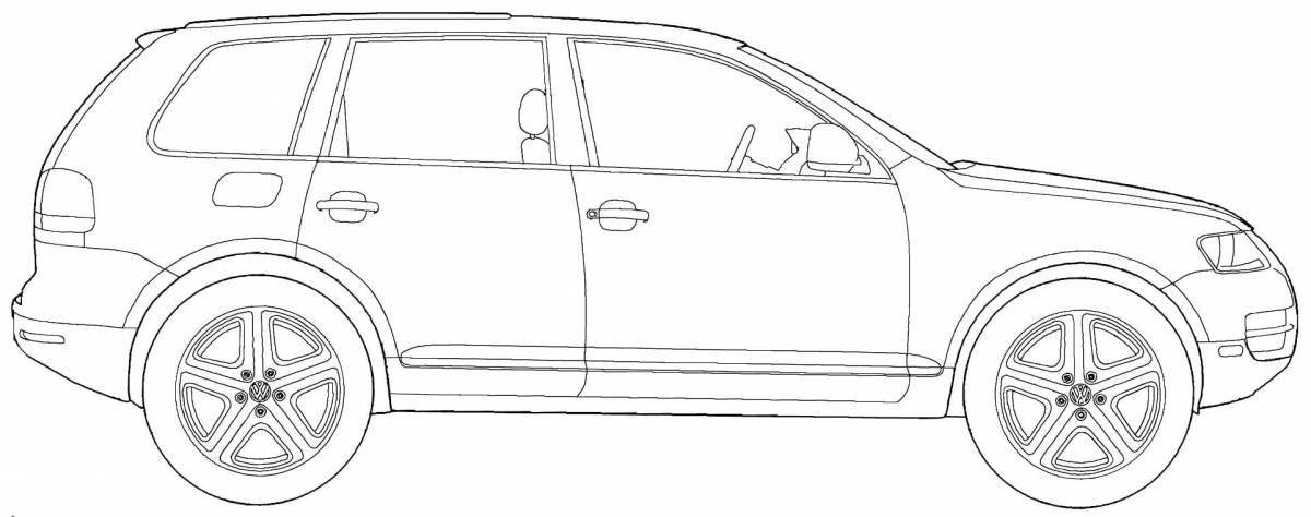 Photo Delightful volkswagen tiguan coloring book