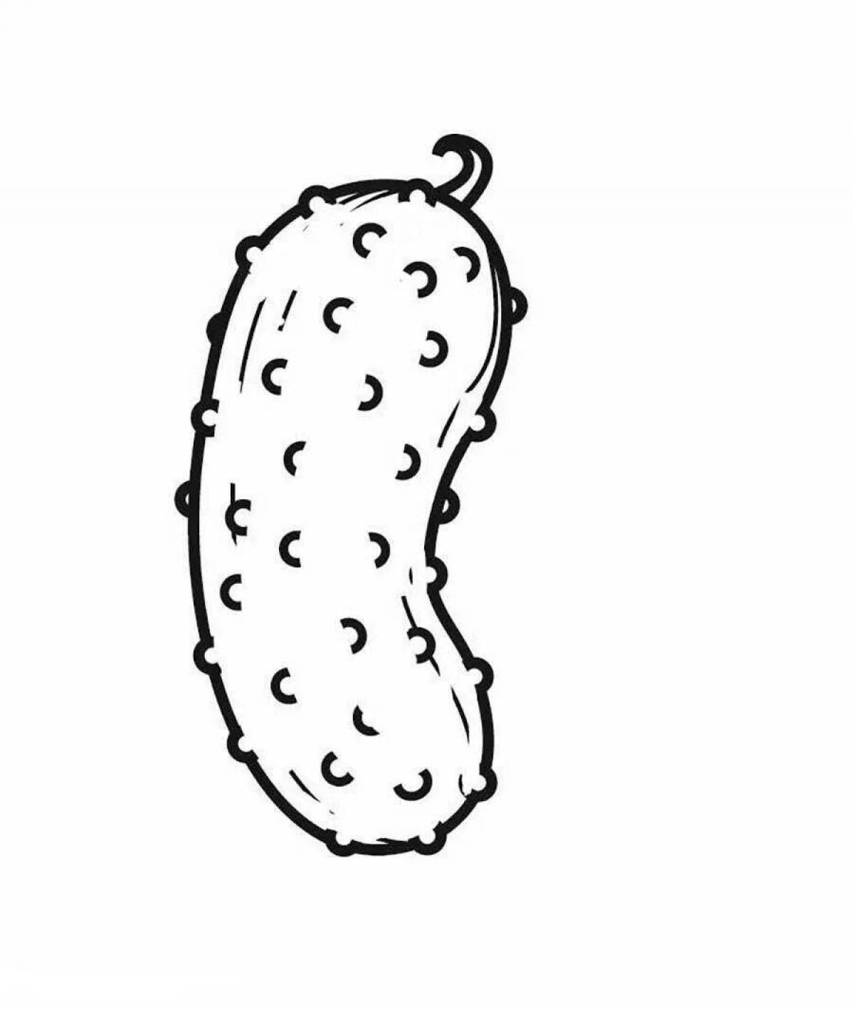 Раскраска Очаровательная зеленая раскраска