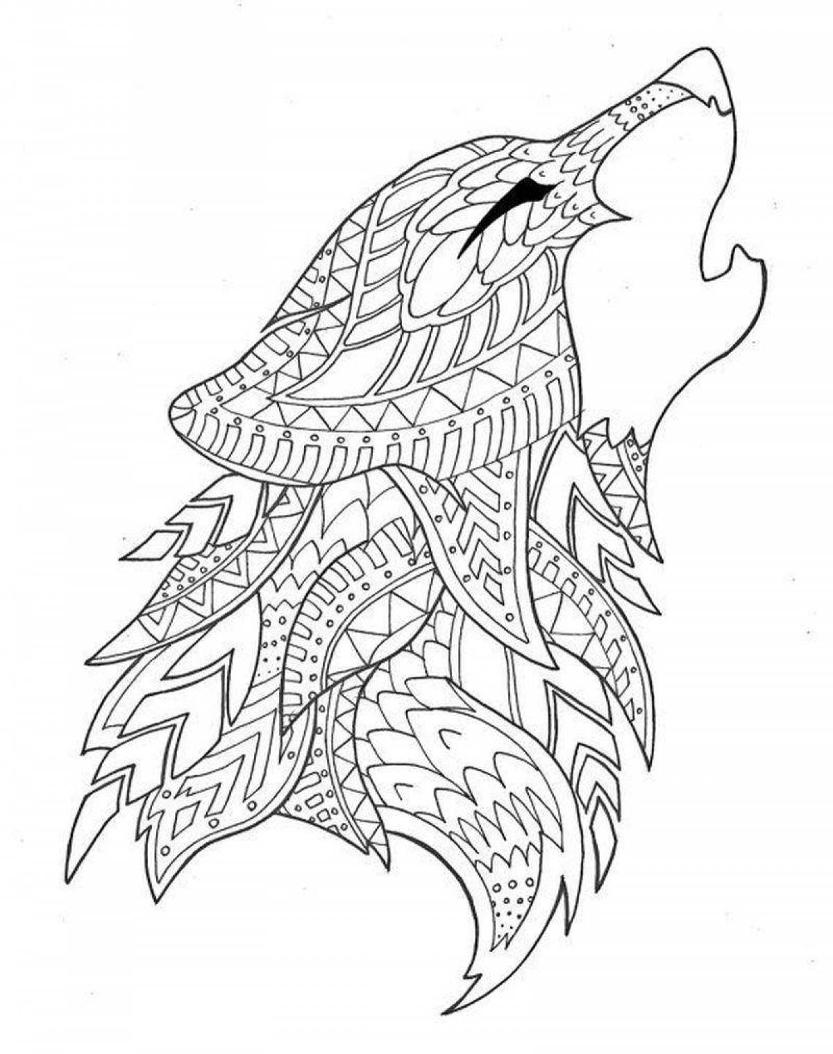 Colorful adult lung coloring page