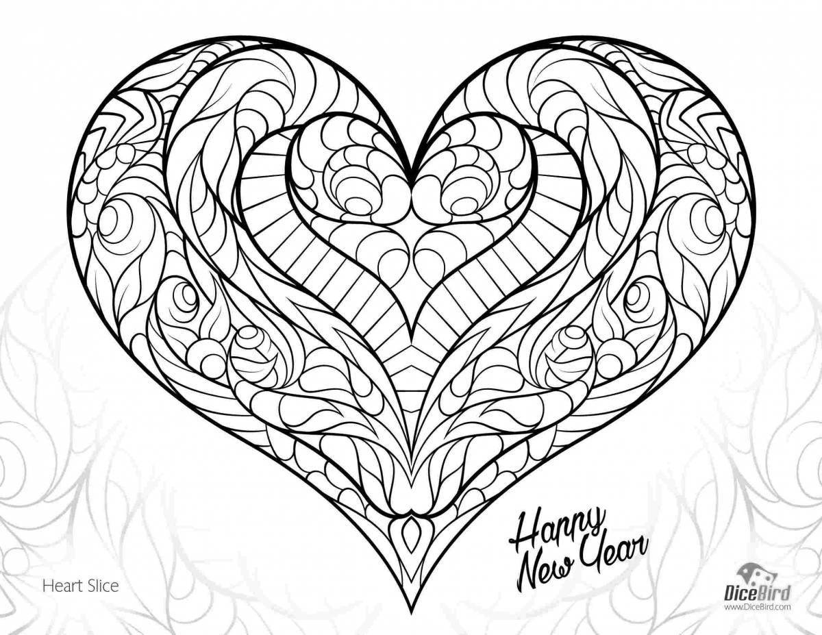 Coloring book elegant adult lungs