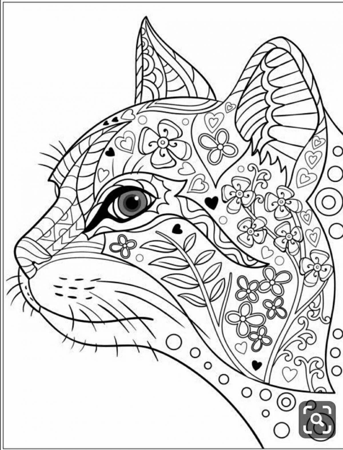 Fun coloring book for adult lungs