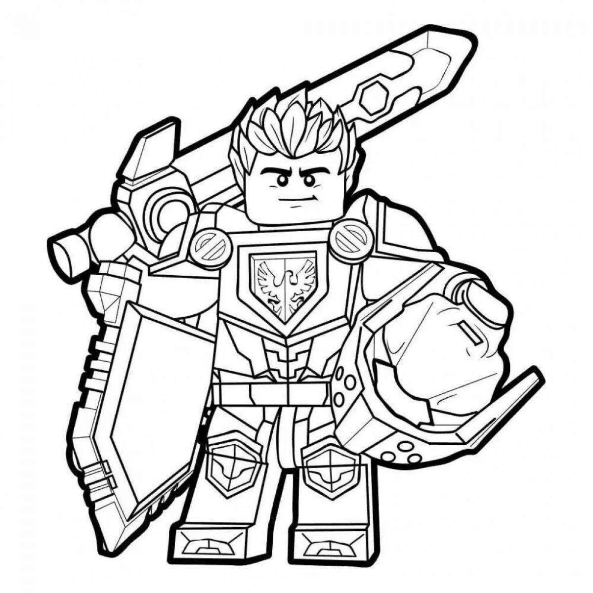 Nexo knights coloring book