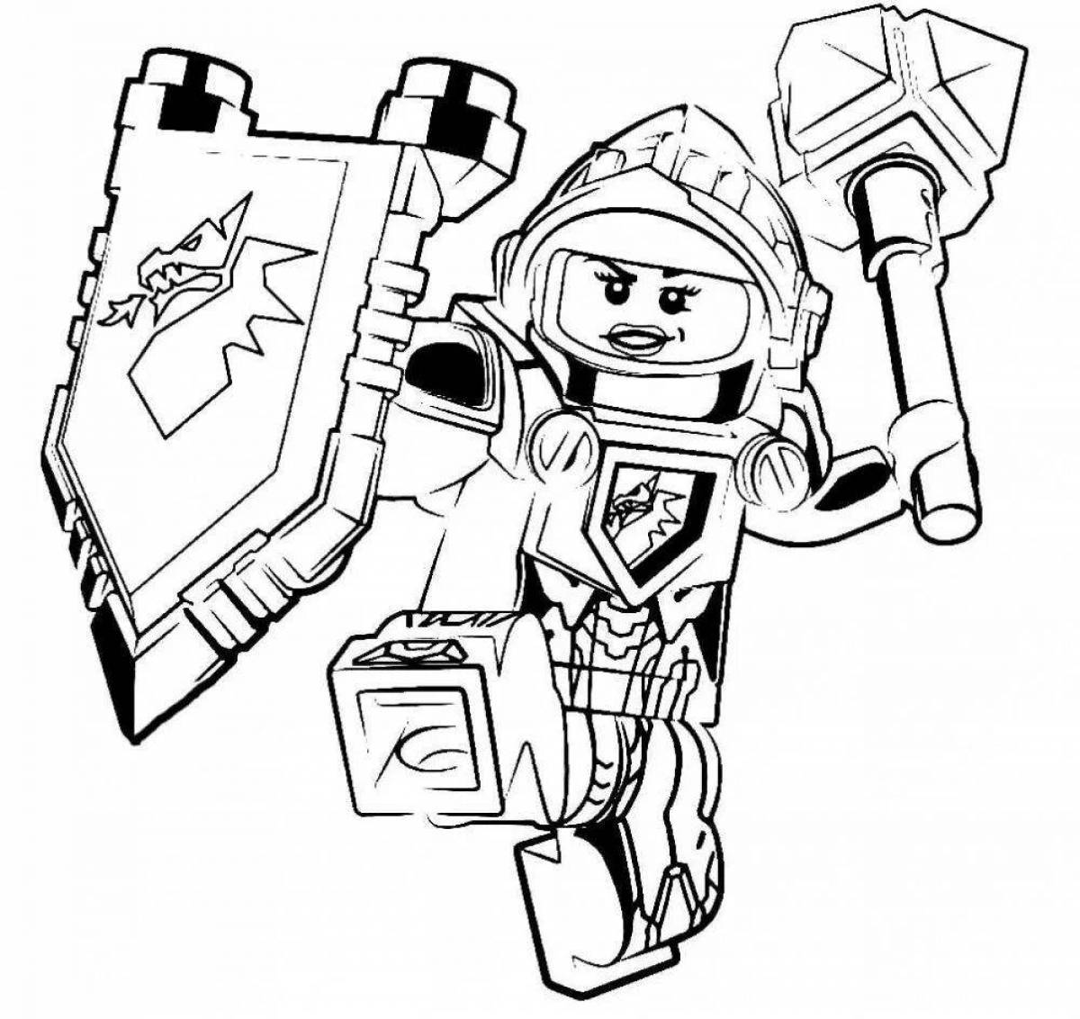 Nexo knights amazing coloring pages