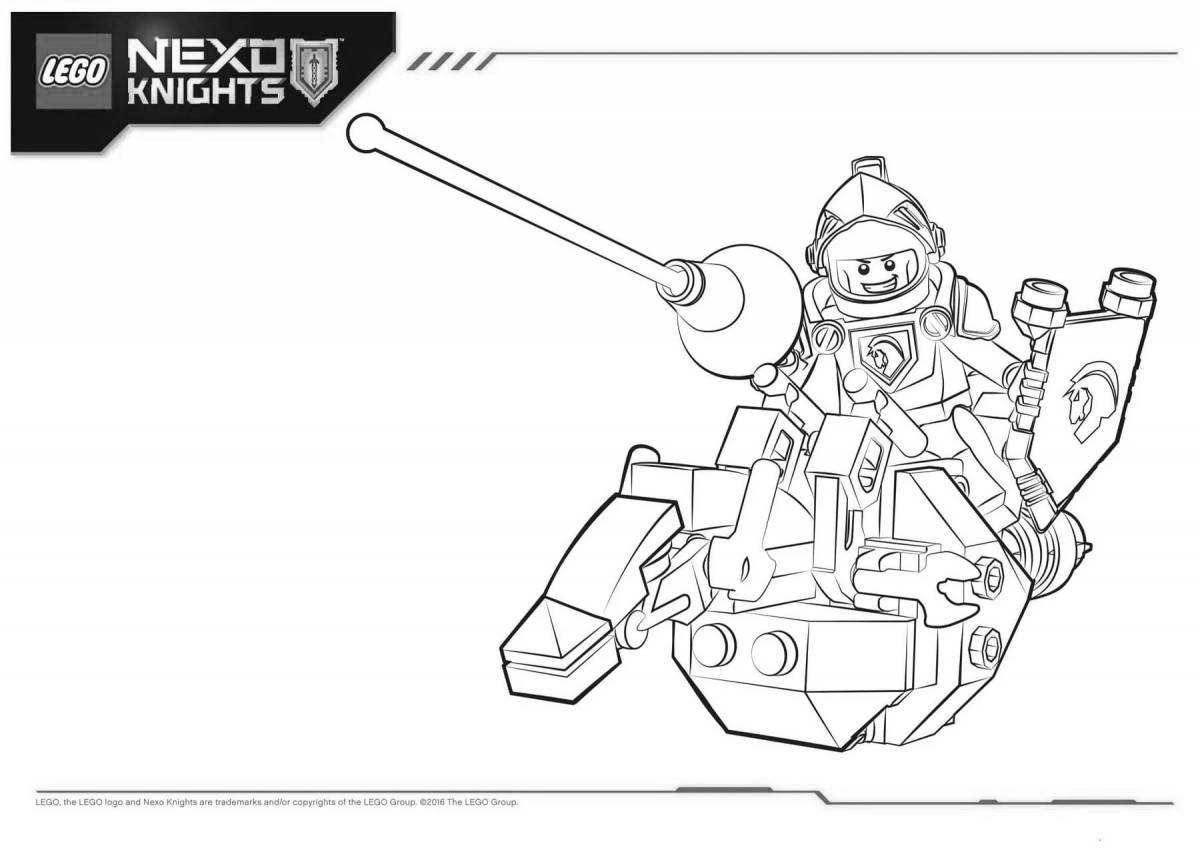 Nexo knights fancy coloring pages