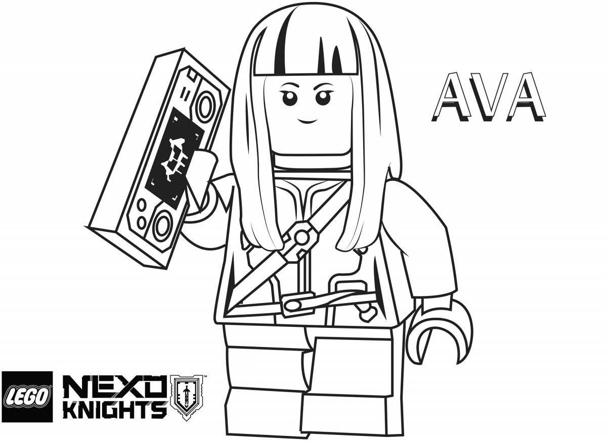 Nexo knights wonderful coloring pages