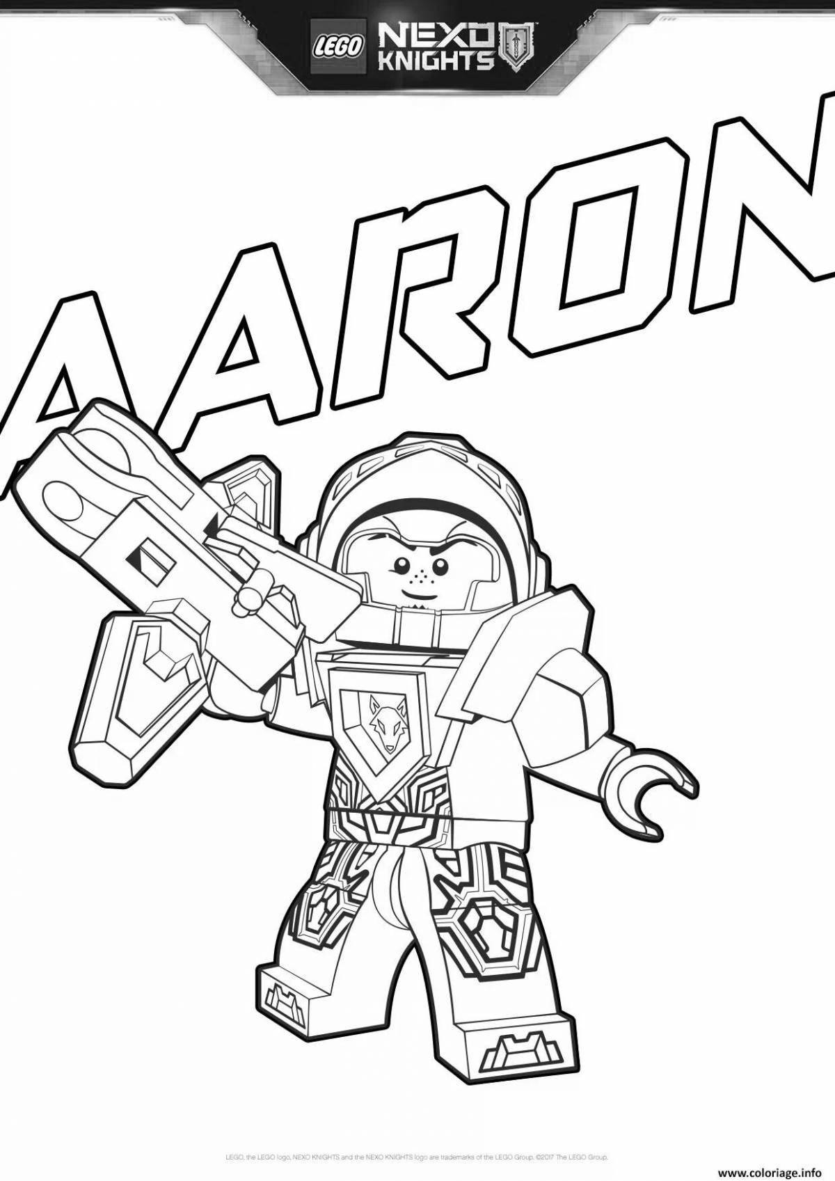 Nexo deluxe knights coloring page