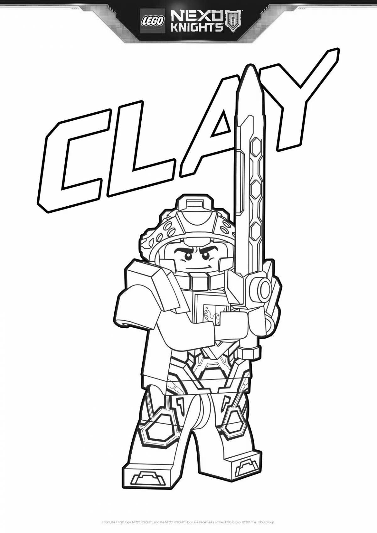 Photo Coloring bright nexo knights