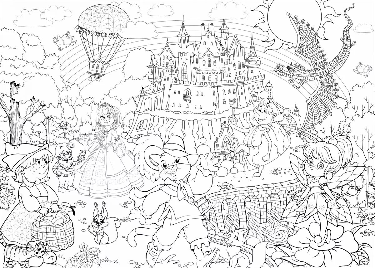 Coloring dreamland - exciting