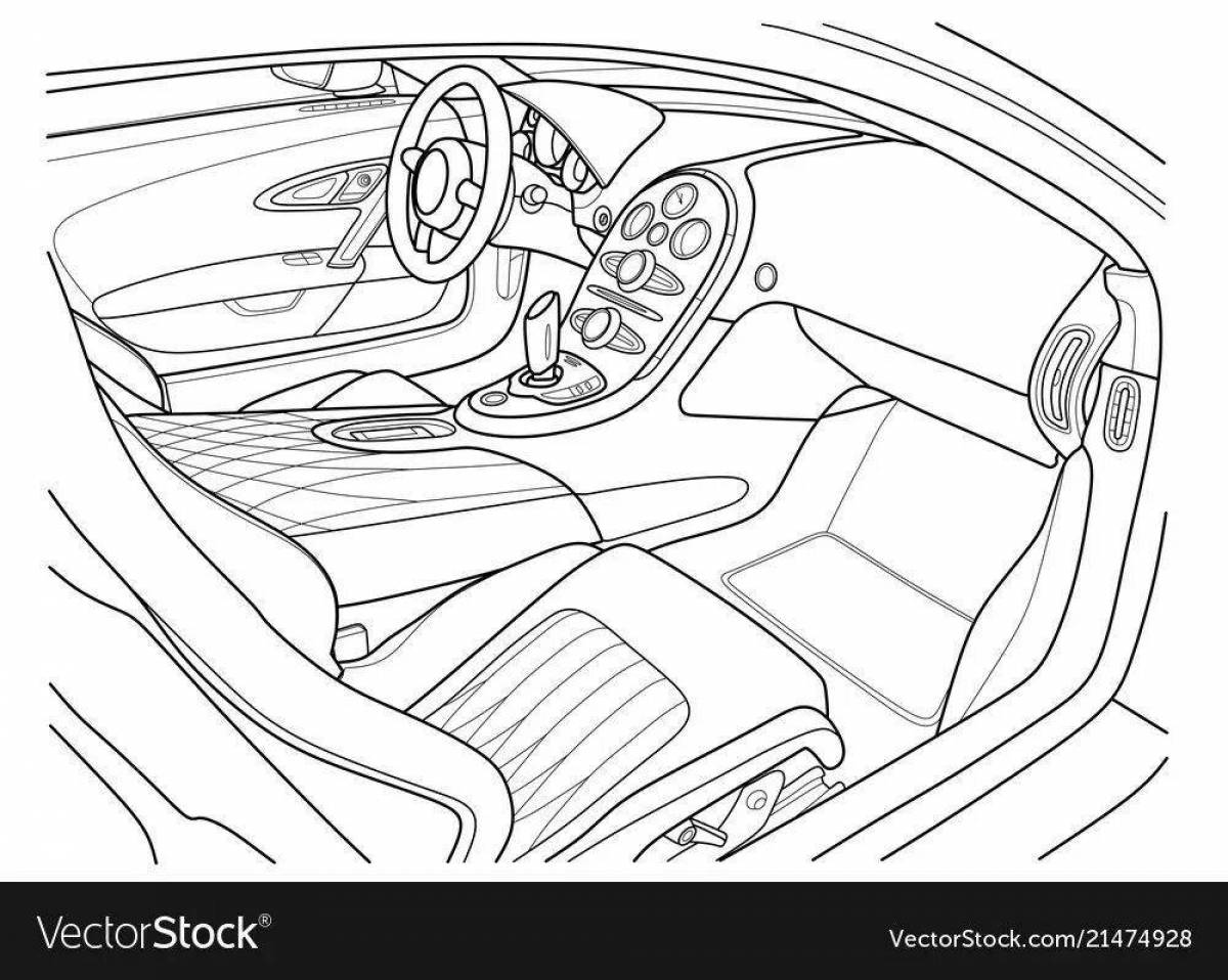 Capacious car interior