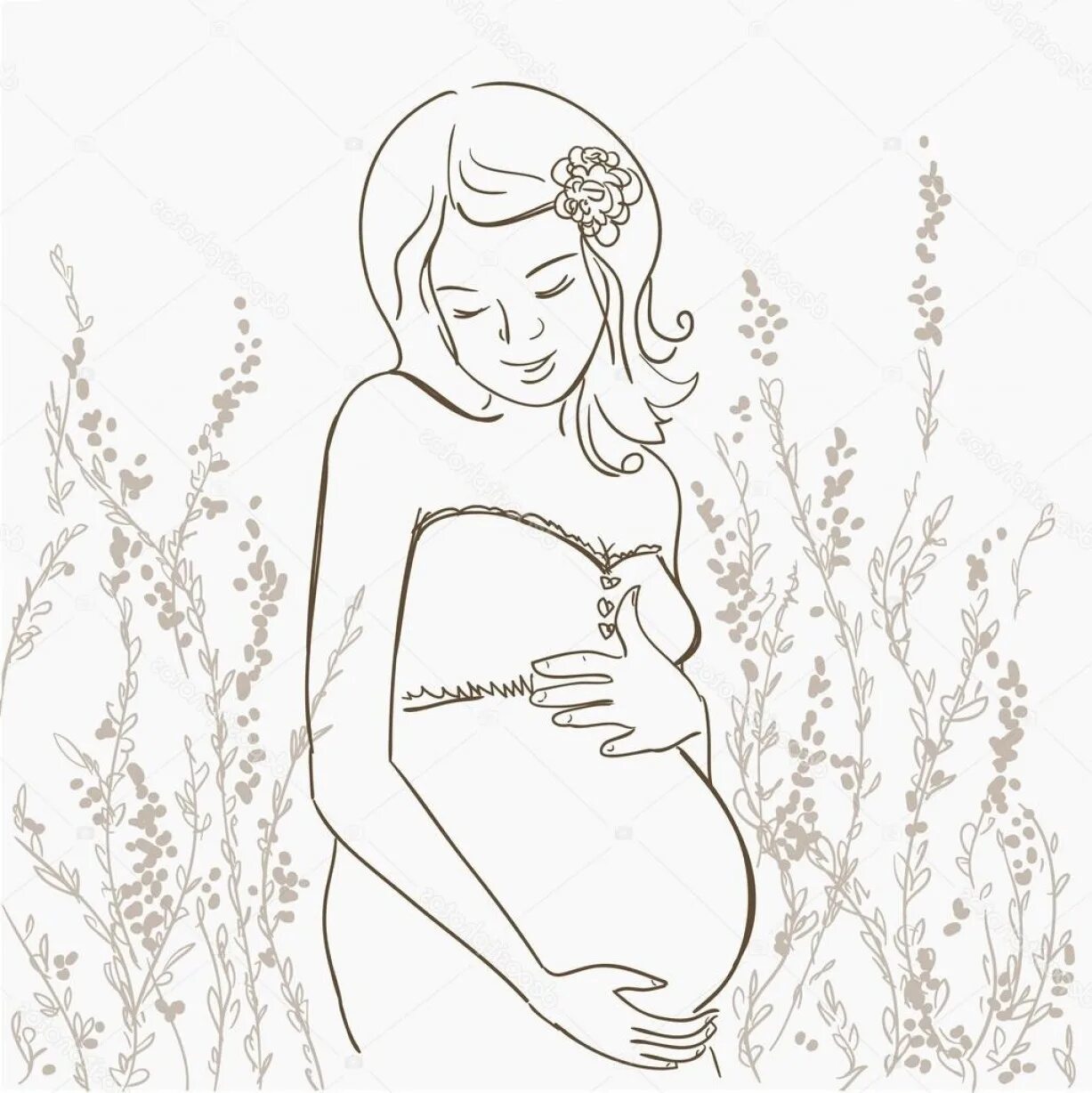 Беременная мама #1