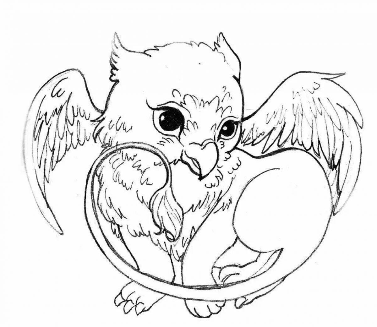 Coloring pages fantastic beasts - brilliant