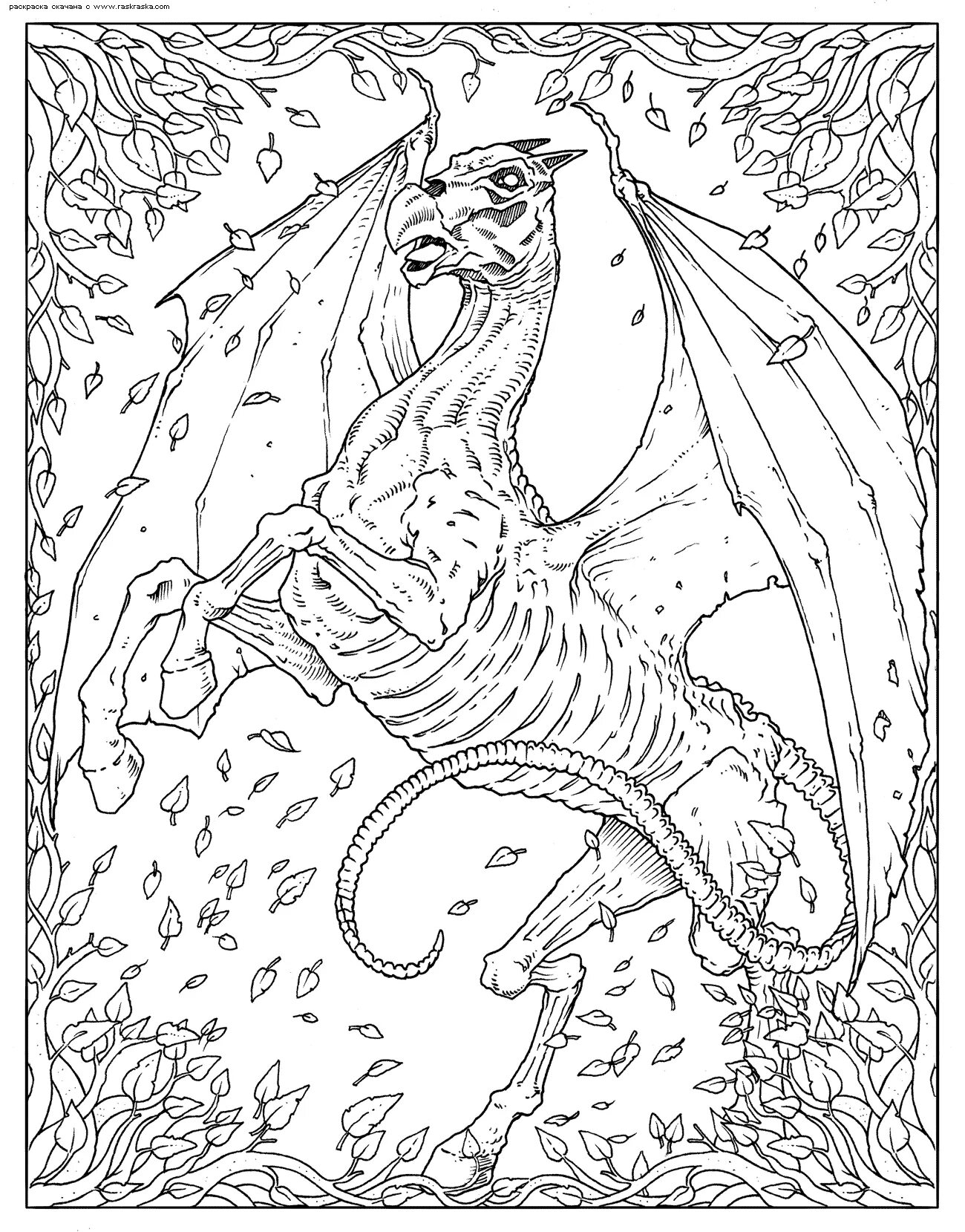 Coloring pages fantastic beasts - grand