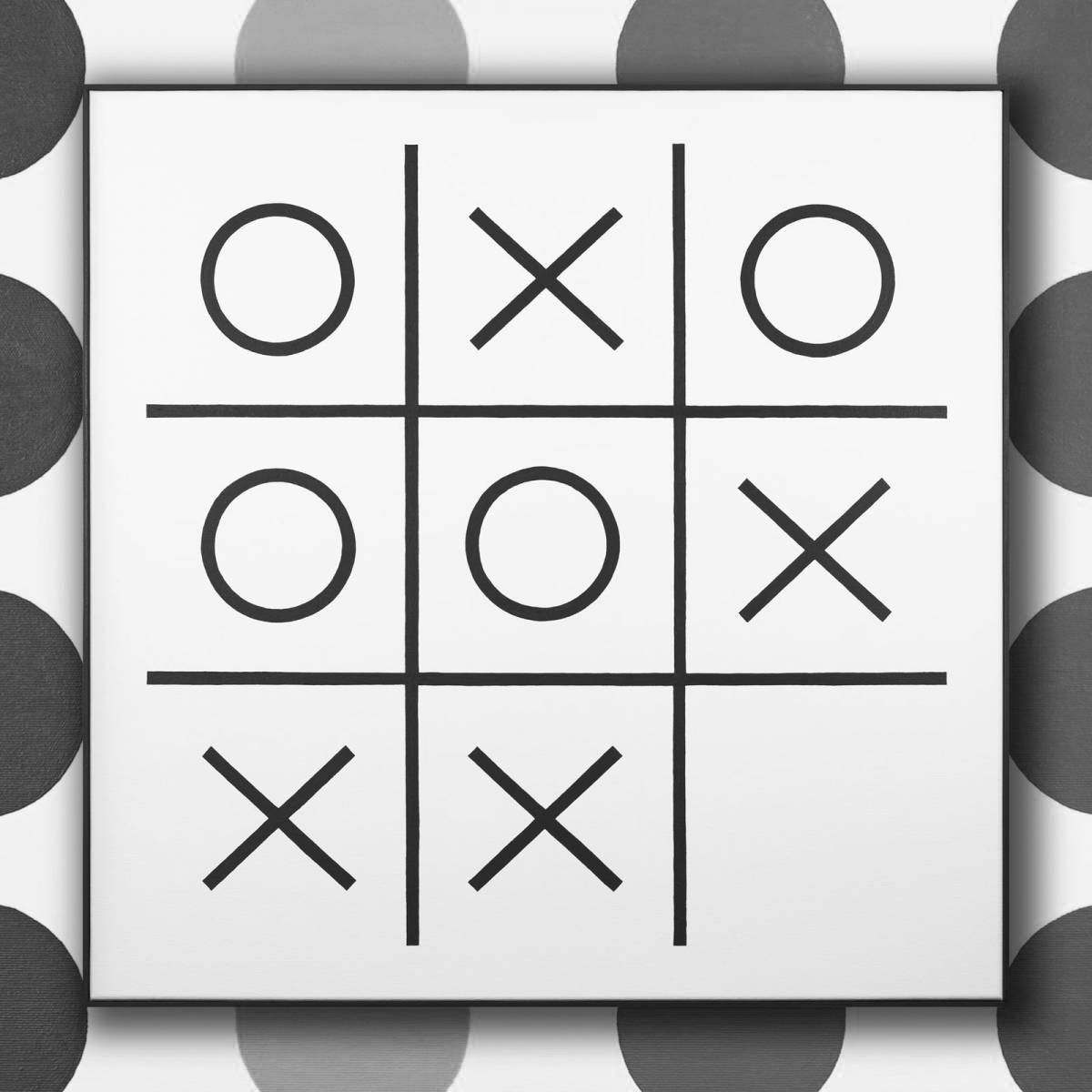 Fun tic-tac-toe coloring pages