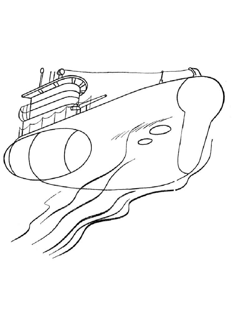 Рисунок подлодки для детей