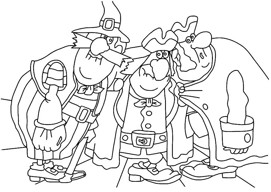 Photo Pirates coloring page