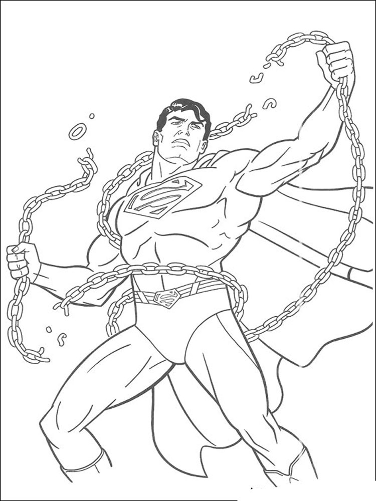 Photo Superman in chains