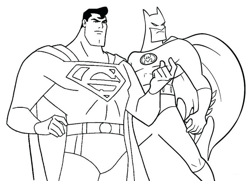 Photo Superman and batman
