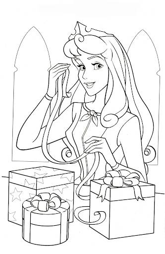Aurora with gifts