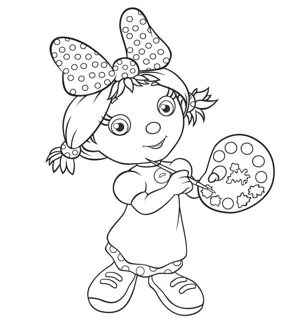 Coloring pages all about rosie
