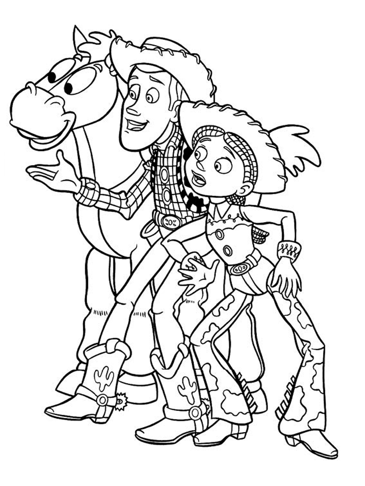 Jessie coloring page