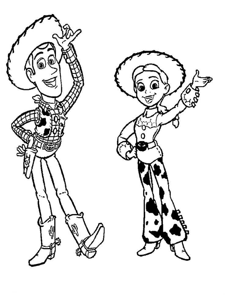 Jessie and woody