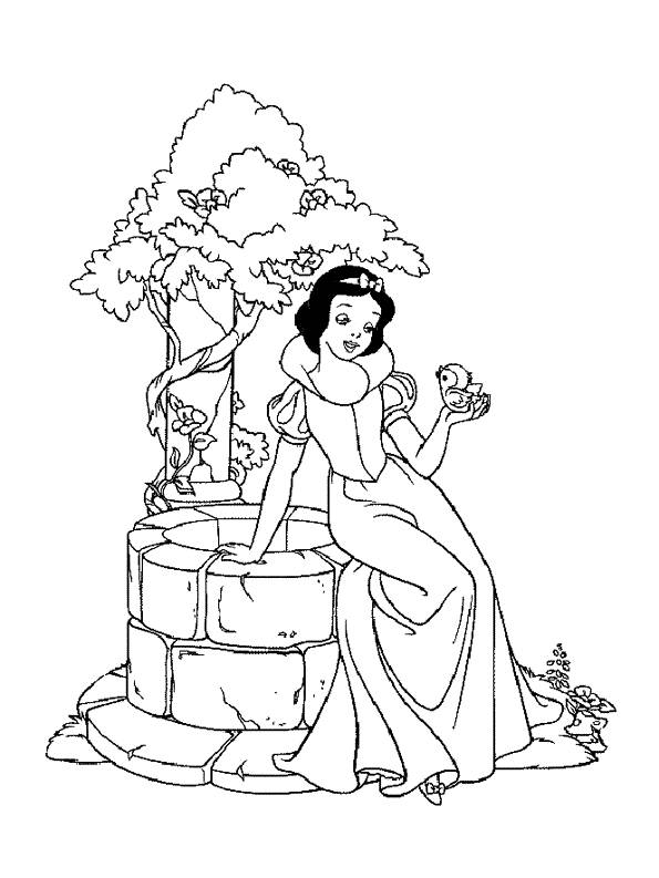 Snow White at the well