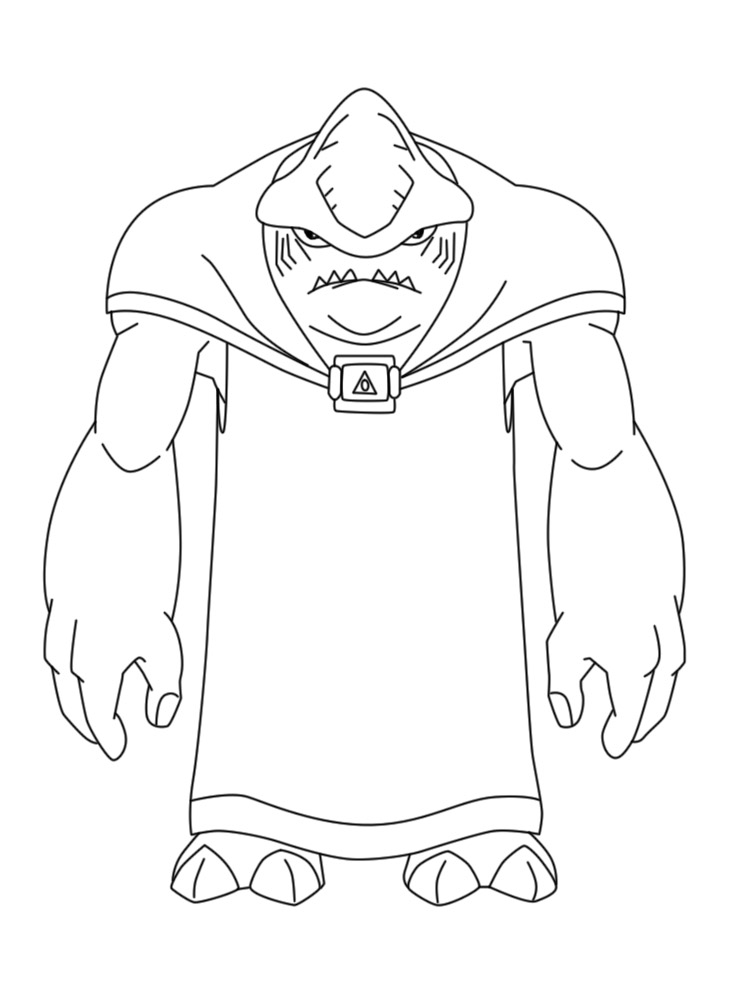 Photo Zack storm coloring page