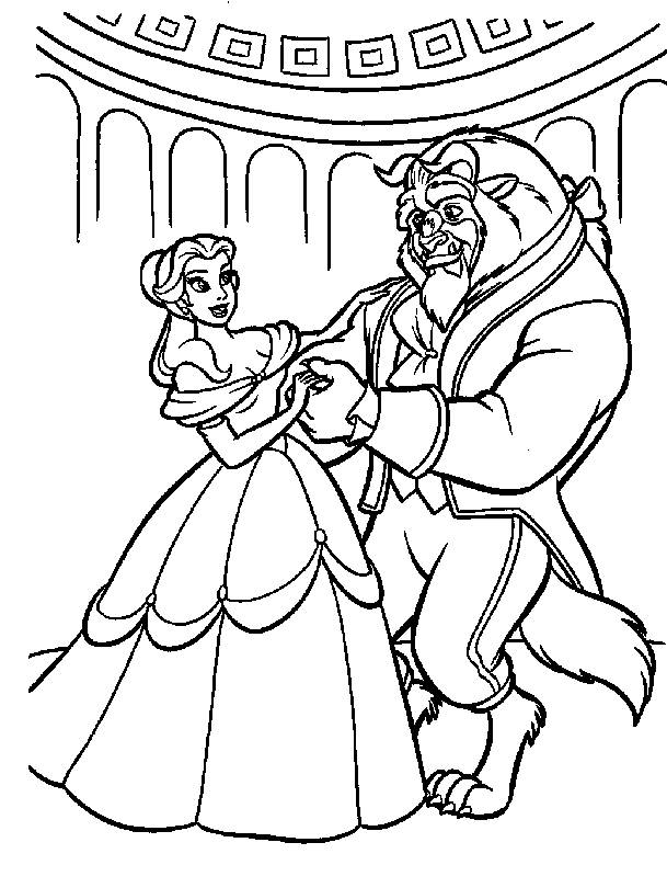 Drawing beauty and the beast