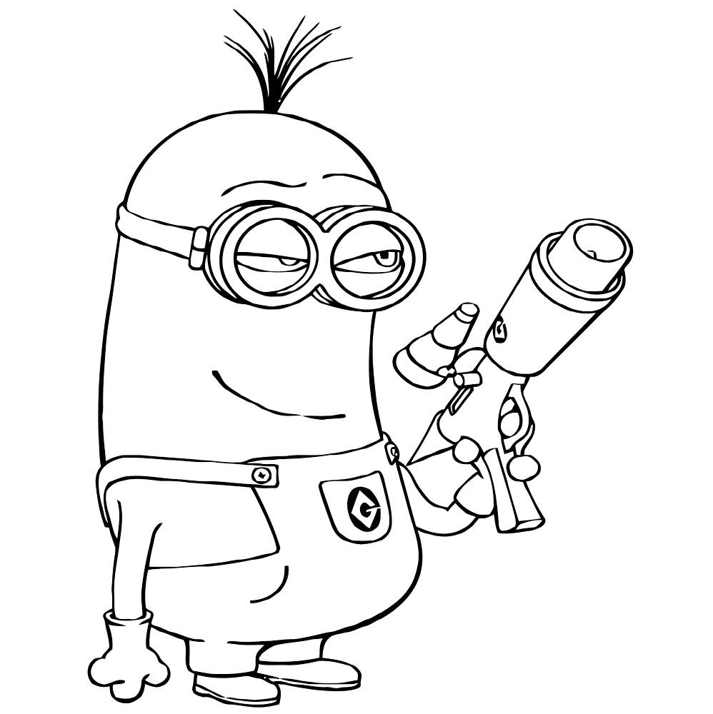 Minion with weapon