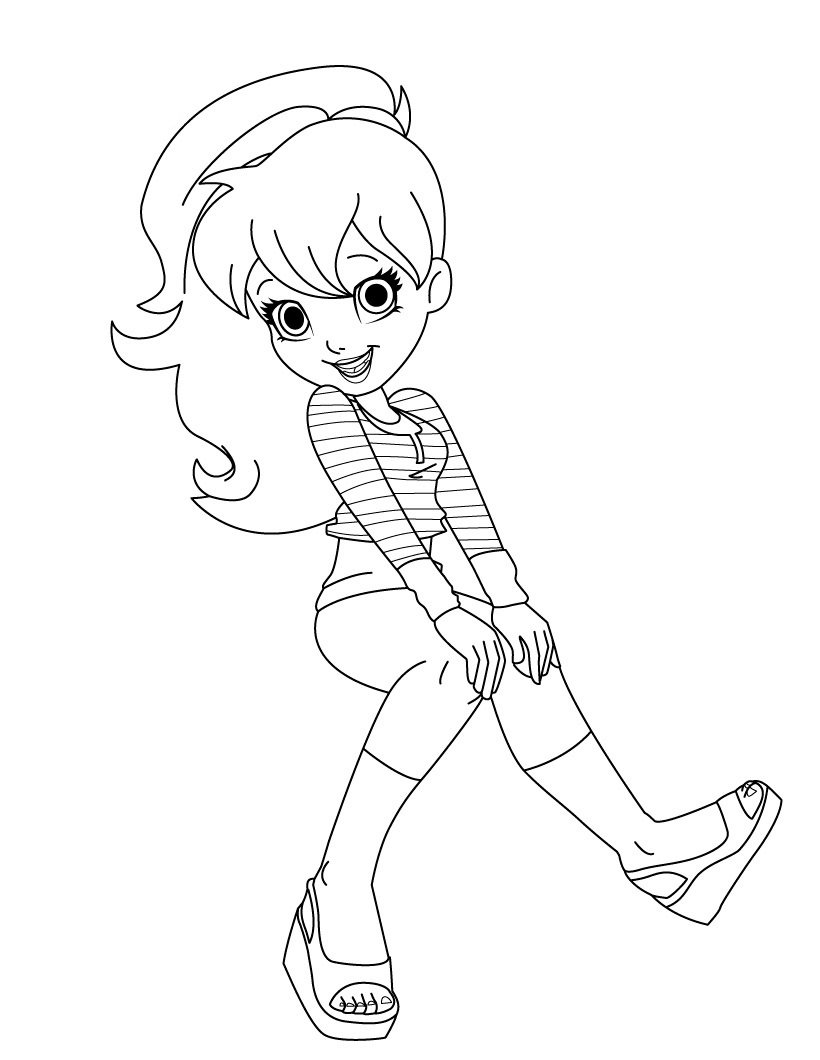 Polly Pocket coloring page