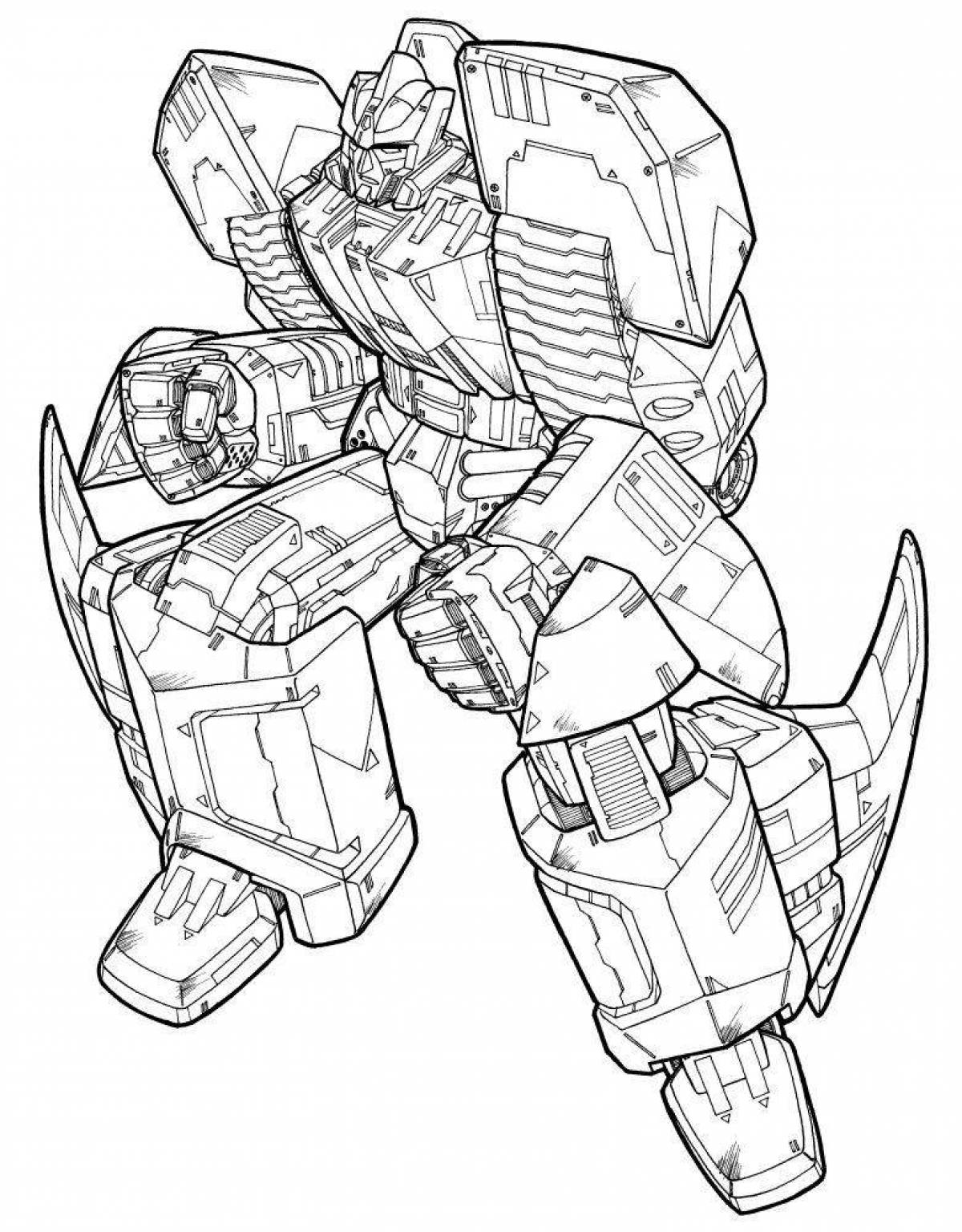 Majestic transformers coloring page