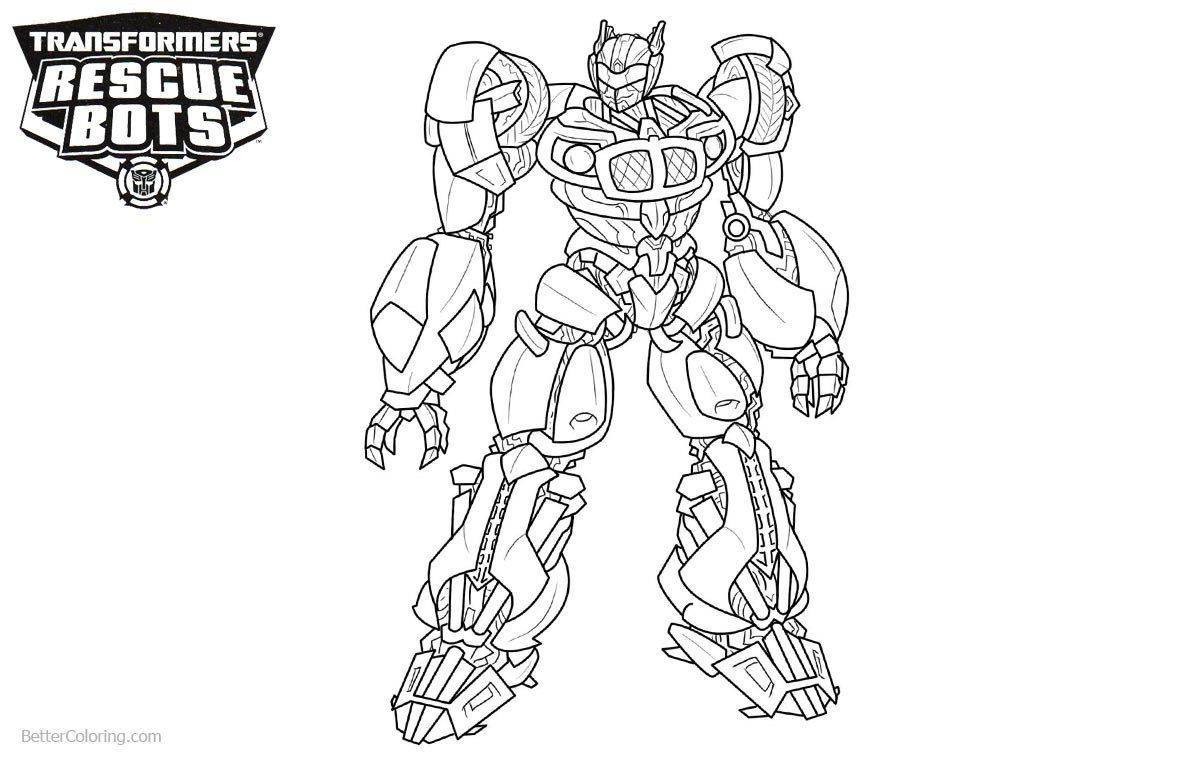 Bright transformers coloring book