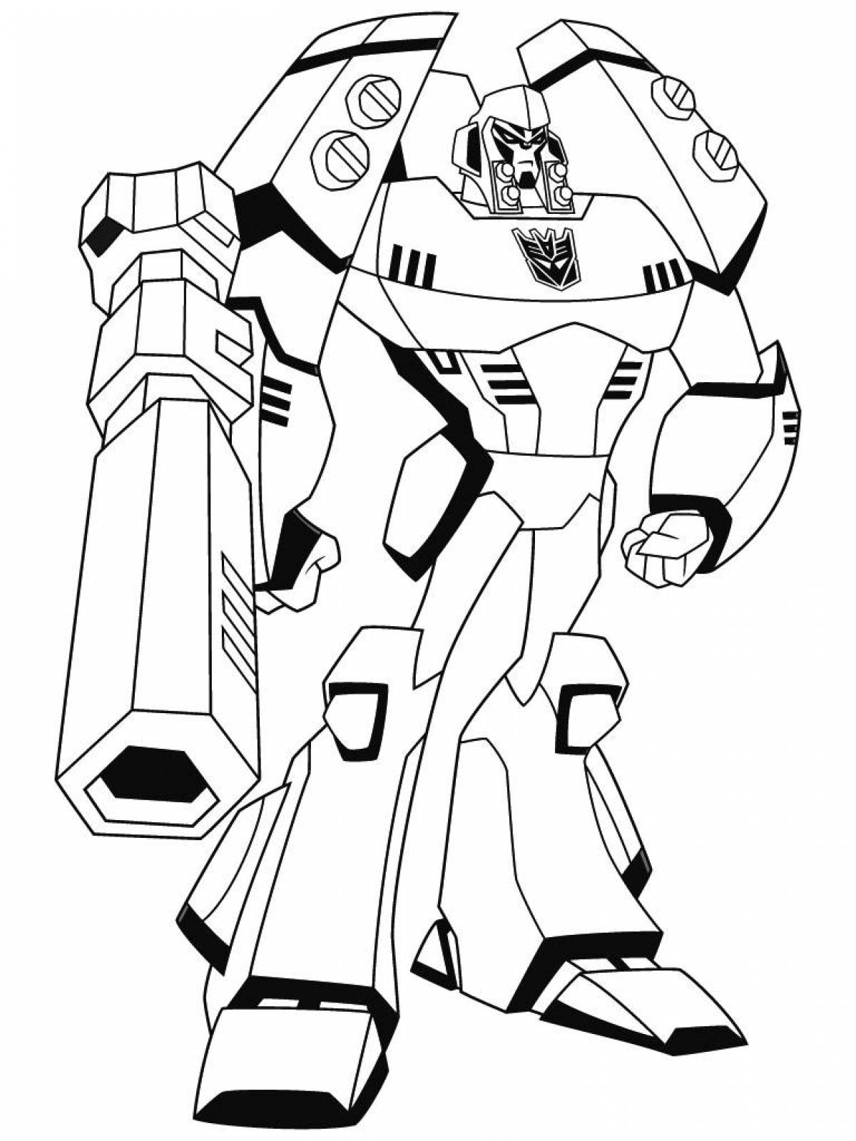 Dynamic Transformers coloring page