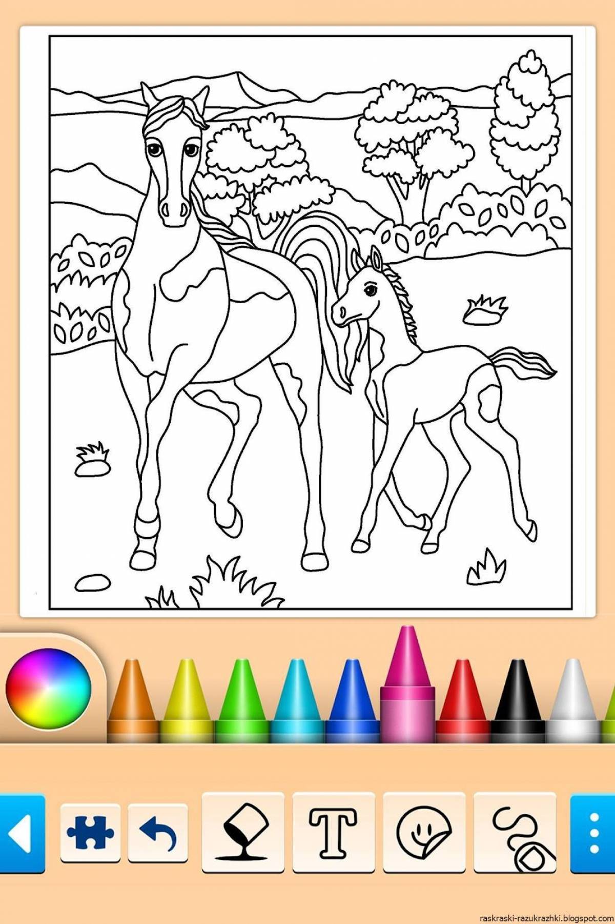 Amazing coloring games for girls